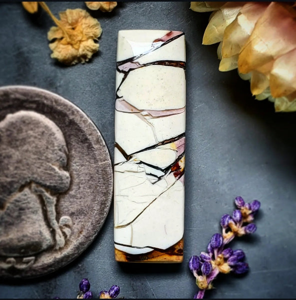 Lilac Mookaite Bar Cabochon