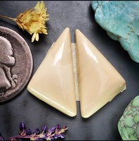 Alaskan WMT Freeform Earring Pair Cabochon