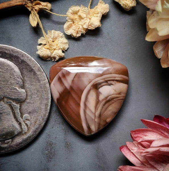 Royal Imperial Jasper Trillion Cabochon