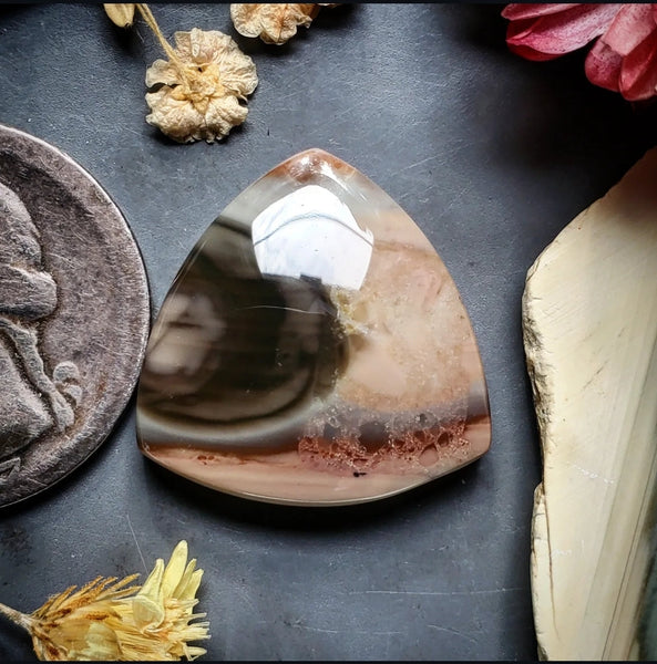Royal Imperial Jasper Trillion Cabochon