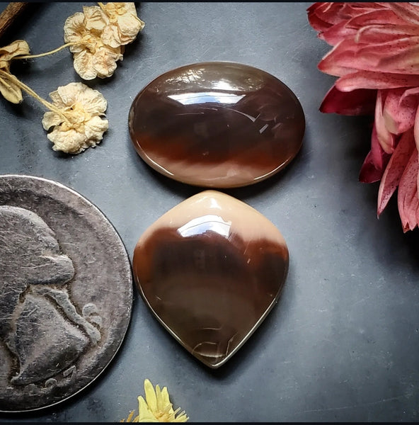 Royal Imperial Jasper Oval Marquise Set Cabochon