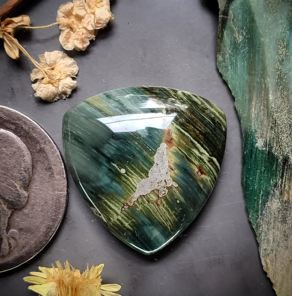 Gary Green Trillion Cabochon