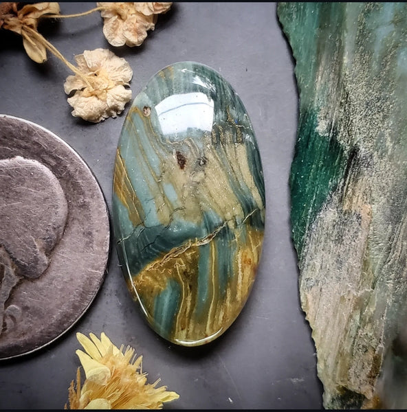 Gary Green Oval Cabochon