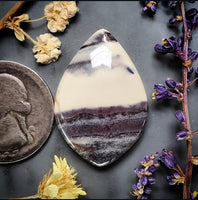 Sci-Fi Porcelain Jasper Petal Cabochon
