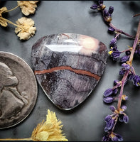 Sci-Fi Porcelain Jasper Trillion Cabochon