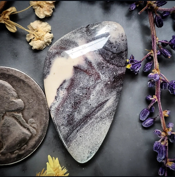 Sci-Fi Porcelain Jasper Freeform Cabochon