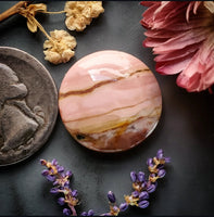 Australian Pink Opal Round Cabochon