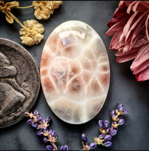 Natrolite Oval Cabochon