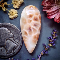 Natrolite Drop Cabochon