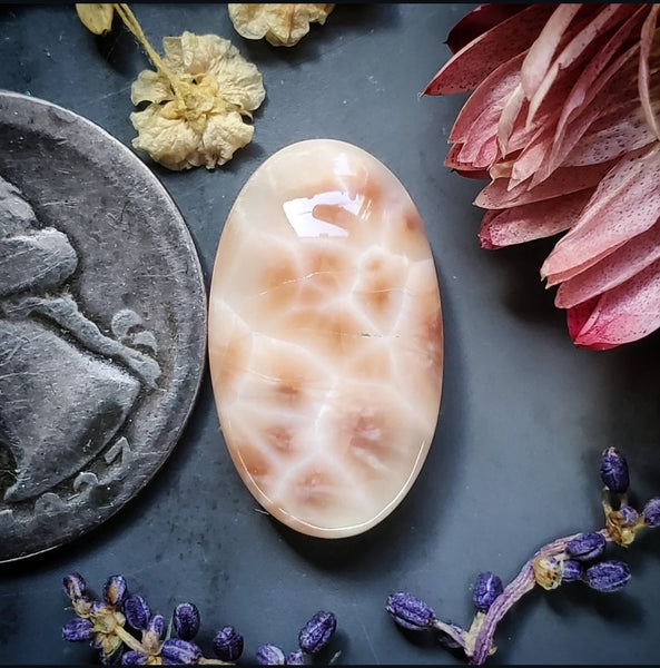 Natrolite Oval Cabochon