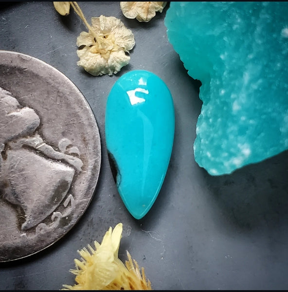 Bacan Gem Silica Drop Cabochon