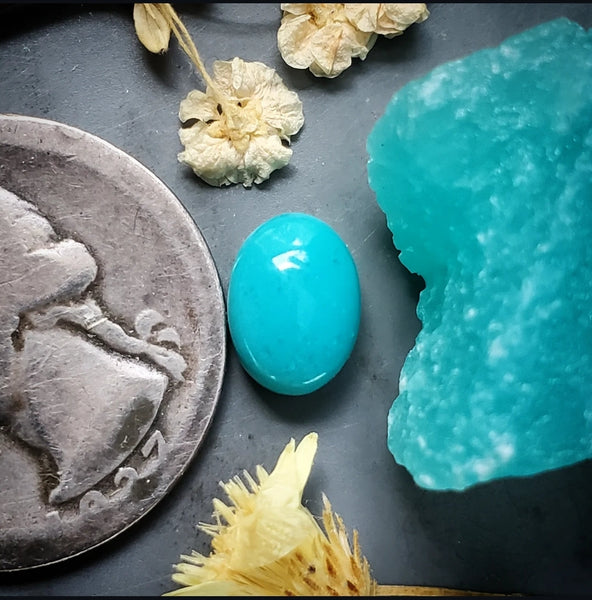 Bacan Gem Silica Tiny Oval Cabochon