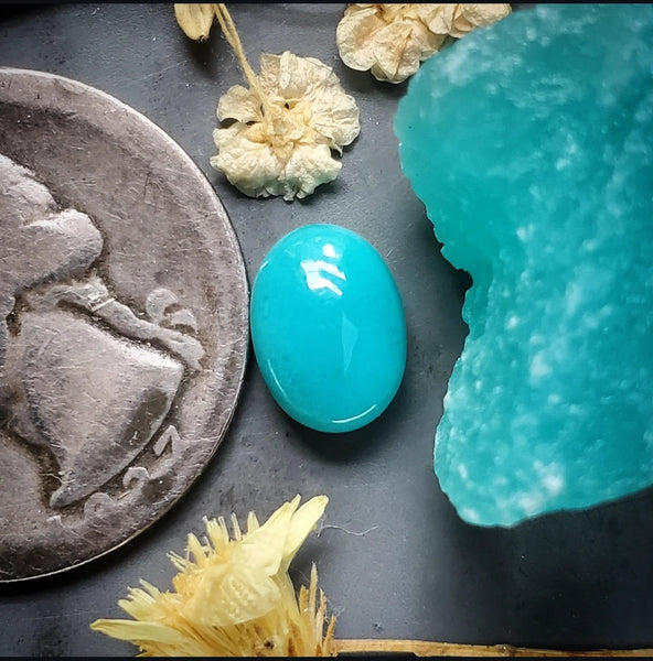 Bacan Gem Silica Tiny Oval Cabochon