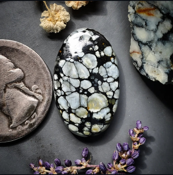 Dark Moon Oval Cabochon