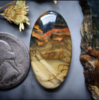 Blue Mountain Jasper Oval Cabochon