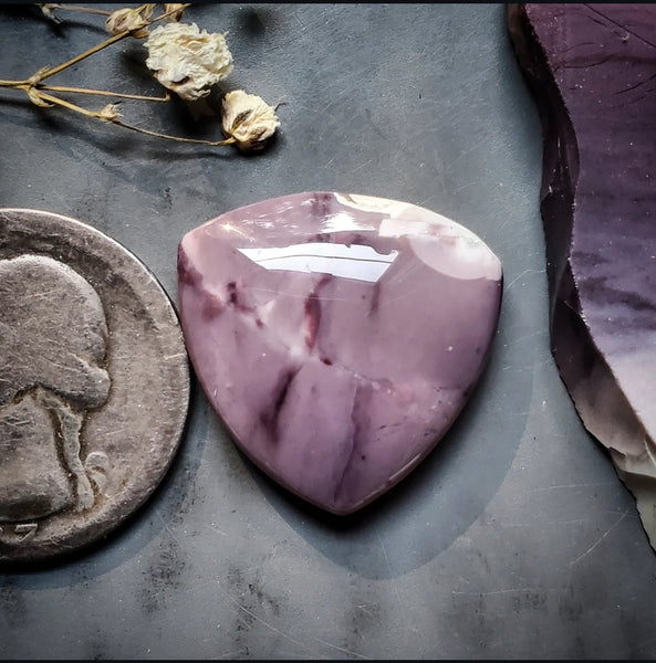 Hyacinth Jasper Trillion Cabochon