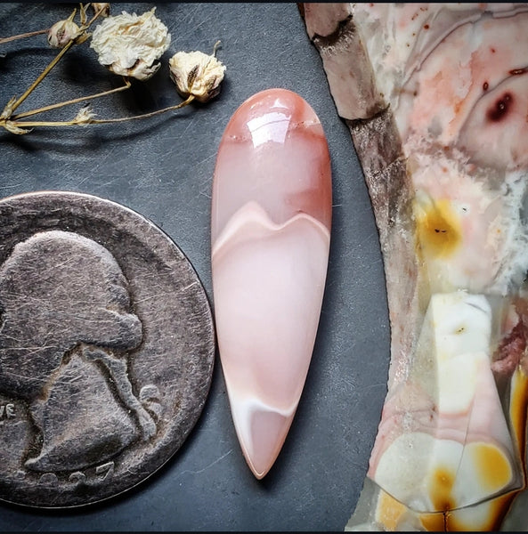 Windy Mountain Teardrop Cabochon