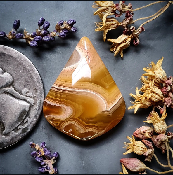 Agua Nueva Agate Drop Cabochon