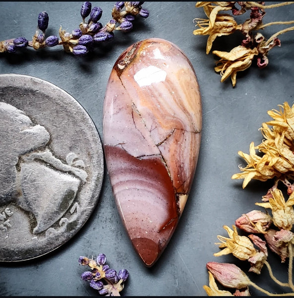 Mescalero Jasper Drop Cabochon