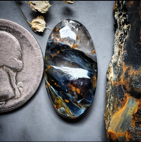 Namibian Pietersite Oval Cabochon