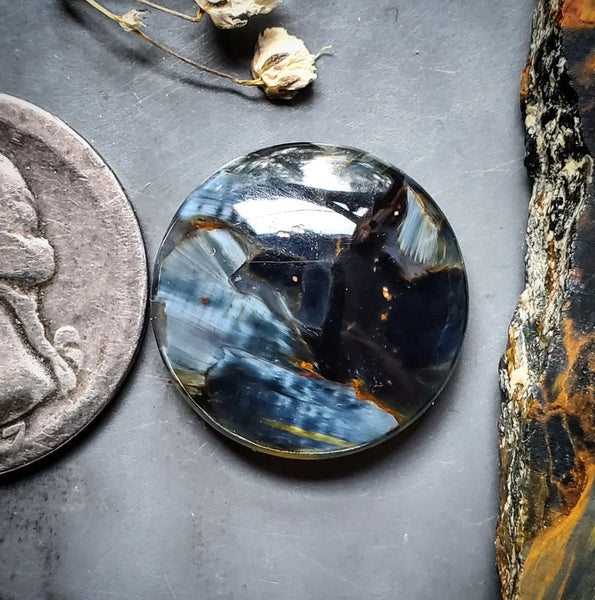Namibian Pietersite Round Cabochon