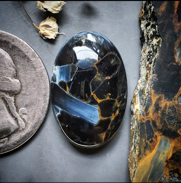 Namibian Pietersite Oval Cabochon