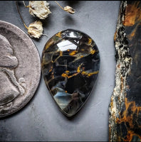 Namibian Pietersite Drop Cabochon