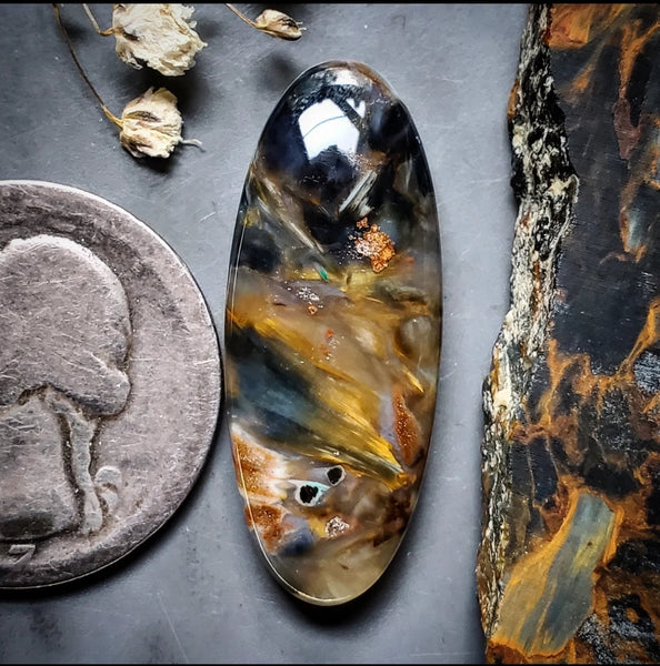 Namibian Pietersite Oval Cabochon