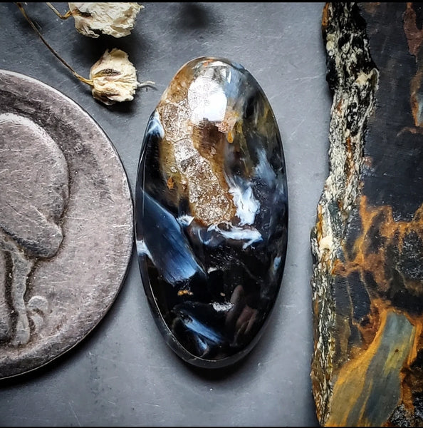 Namibian Pietersite Oval Cabochon