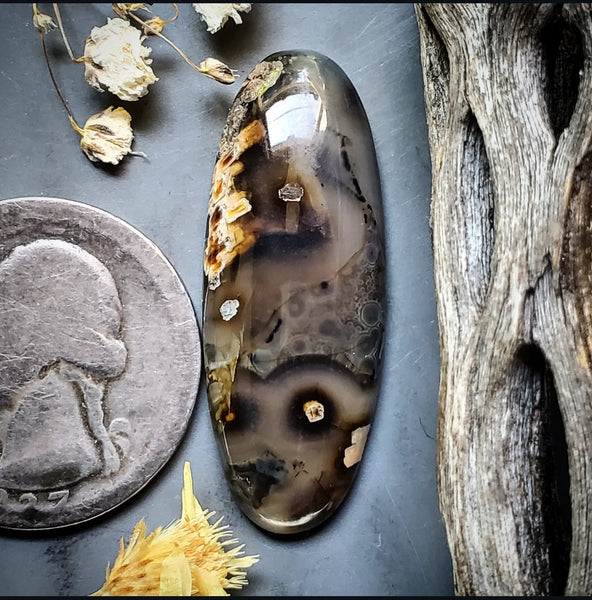 Turkish Stick Agate Oval Cabochon