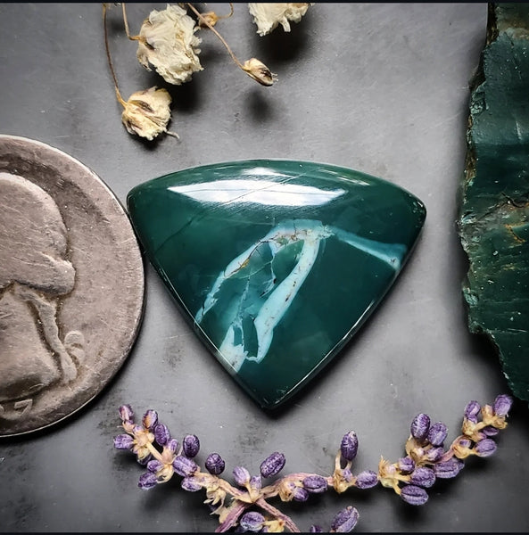 Skaggs Jasper Trillion Cabochon