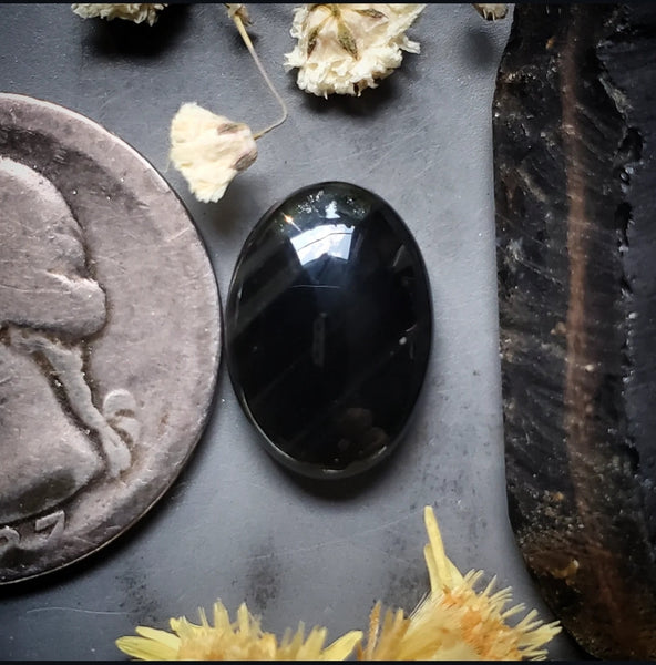 Obsidian Oval Cabochon