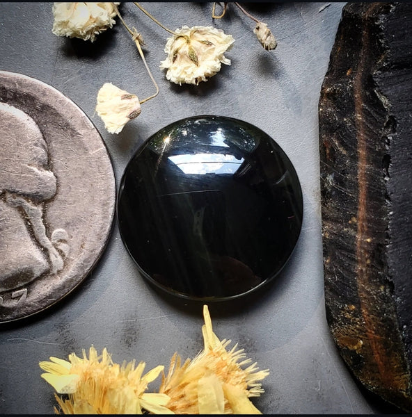 Obsidian Round Cabochon