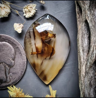 Montana Agate Drop Cabochon