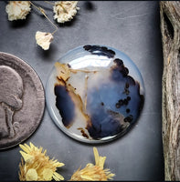 Montana Agate Round Cabochon