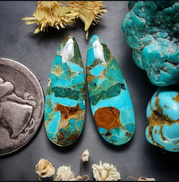 Kingman Drop Set Cabochon