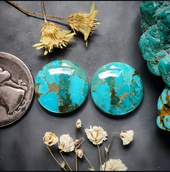 Kingman Round Set Cabochon