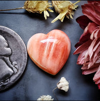 Spiny Oyster Heart Cabochon