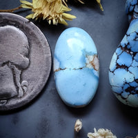 Golden Hills Turquoise Oval Cabochon