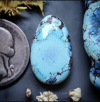 Golden Hills Turquoise Freeform Cabochon