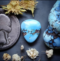 Golden Hills Turquoise Drop Cabochon