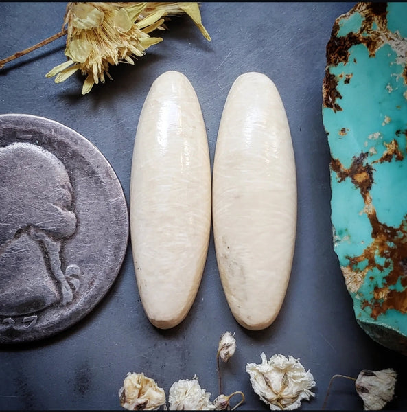 Alaskan WMT Skinny Oval Pair Cabochon