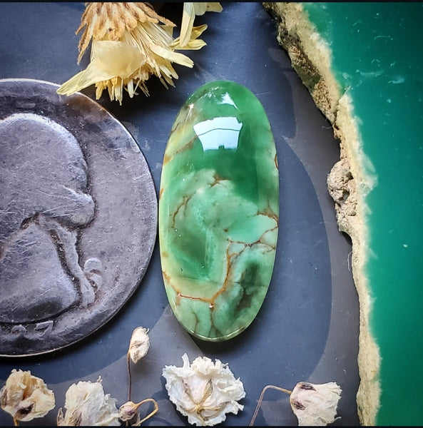 Woodlands Station Variscite Oval Cabochon