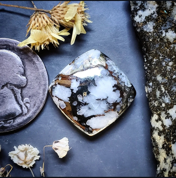 Mohawkite Cushion Cut Cabochon