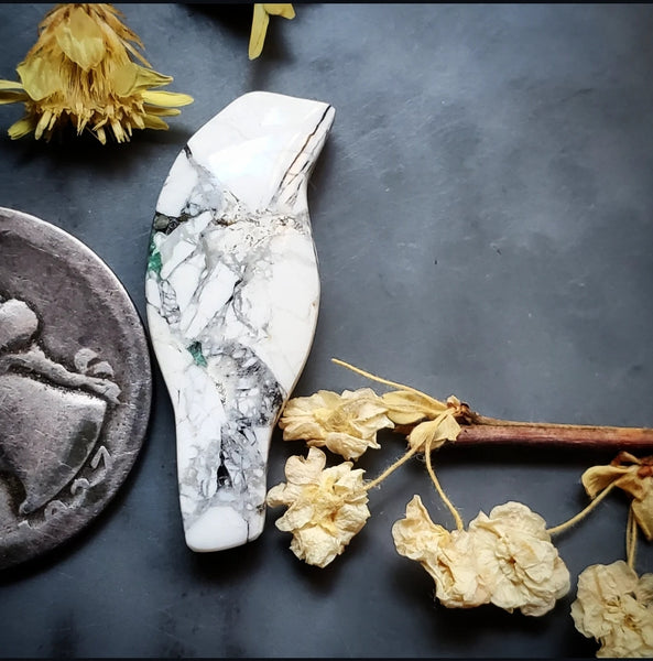 Rio Azul Bird Carving Cabochon