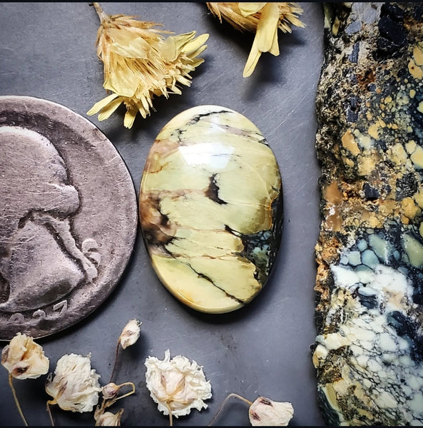 Natural Paint Canyon Oval Cabochon