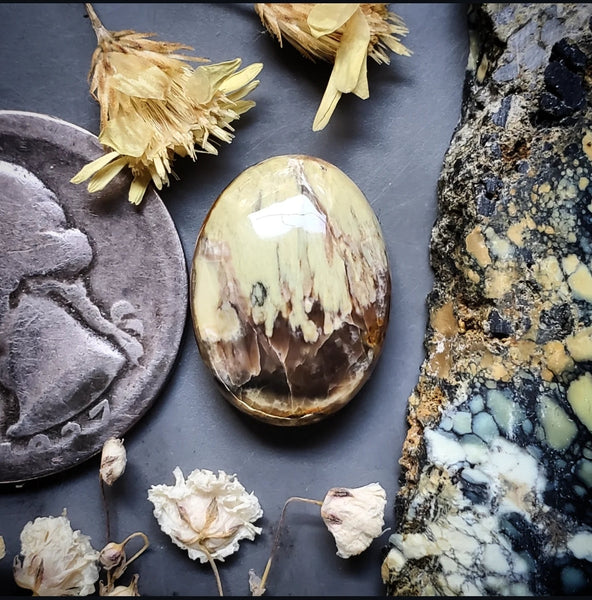 Natural Paint Canyon Oval Cabochon