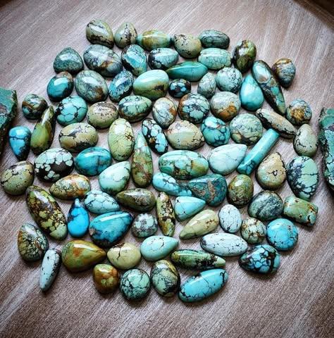 Natural Qingu Turquoise Cabochon