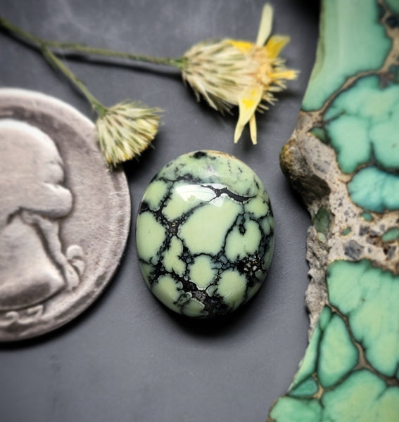 Colina Verde Oval Cabochon