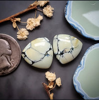 White River Trillion Pair Cabochon